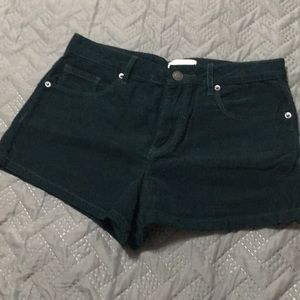 Corduroy green shorts! Never used!